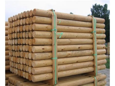 Round Timber Posts | Timber Poles for Sale - Abwood.ie