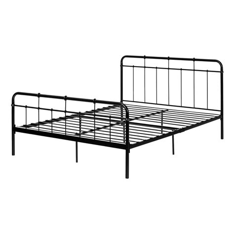 South Shore Gravity Metal Platform Bed, Black | The Home Depot Canada