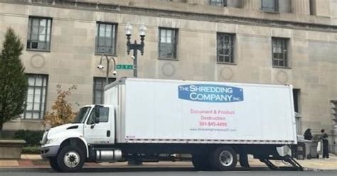 What's Going On Here? Paper-Shredding Truck Spotted Outside Department ...