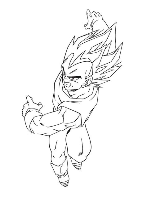 Vegeta coloring pages