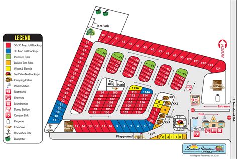 Apache Family Campground Map