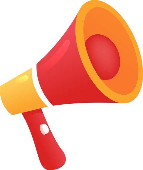 speaker megaphone cartoon 12629801 PNG