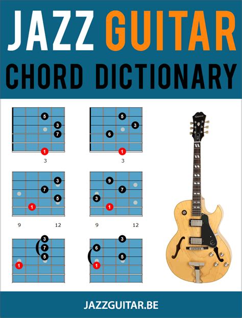 17 easy jazz guitar chords tabs chord charts – Artofit