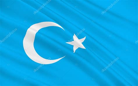 Flag of Xinjiang Autonomous Region in China Stock Photo by ©zloyel ...