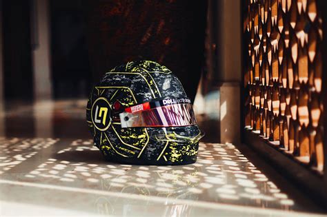 Lando Norris Reveals His 2021 F1 Helmet Design