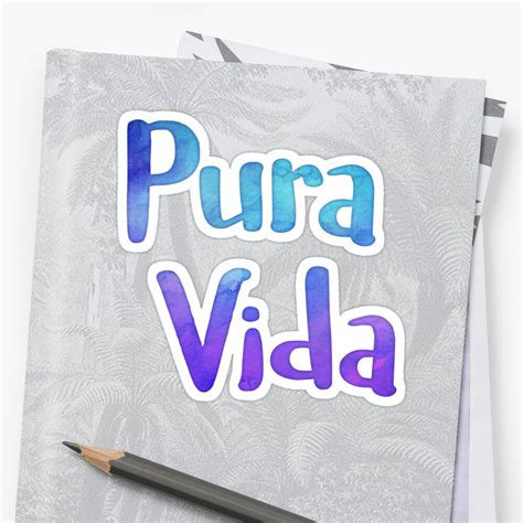 "Pura Vida" Stickers by hilary4 | Redbubble