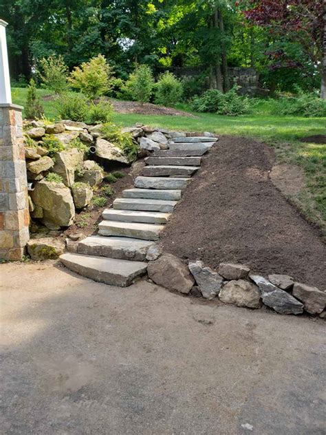 Custom Concrete Stairs | Stone Steps | MG's Lawn Green Inc