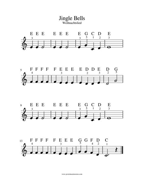 Jingle Bells Sheet music for Piano | Download free in PDF or MIDI ...