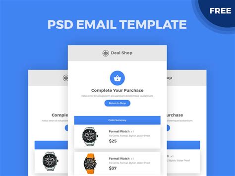 Email Template PSD