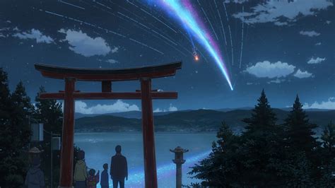 Your Name anime movie still screenshot, Makoto Shinkai , Kimi no Na Wa ...