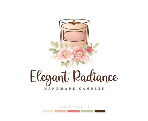 Candle Business Logo Design Candle Logo Custom Design Small - Etsy