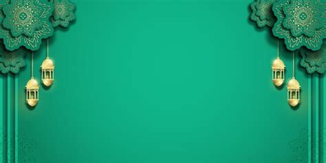 Islamic Background Green