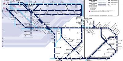 Southeastern train map - Southeastern rail map (England)