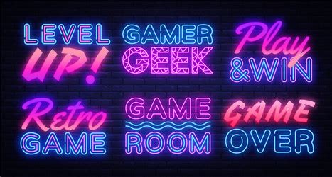 Neon Gaming Logo Vector Images (over 9,600)