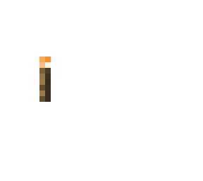 Pixel art torch | Minecraft Skin