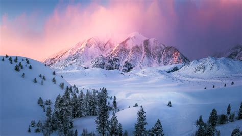 Snowy Mountains Wallpaper