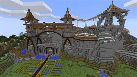 Minecraft Mountain Castle by eapatrick on DeviantArt