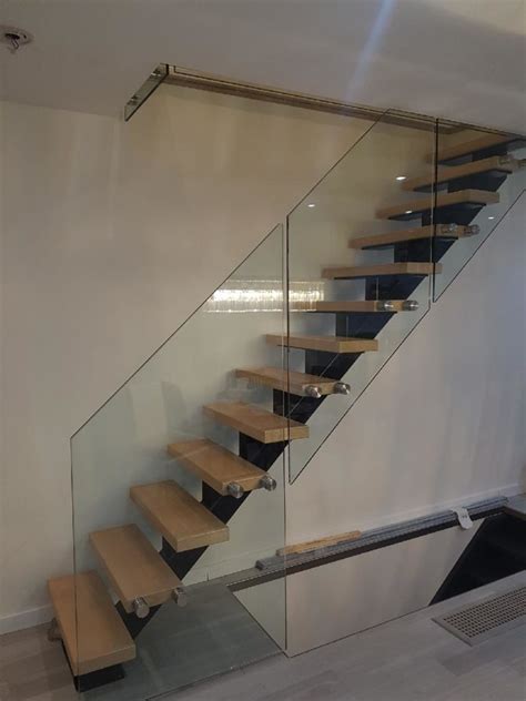 Interior & Glass Stair Railing : Glass Ninja . Get a custom quote today!