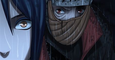 Naruto Fan art: Tobi Vs Konan