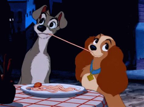 Lady And The Tramp Dogs GIF - LadyAndTheTramp Dogs Spaghetti - Discover ...