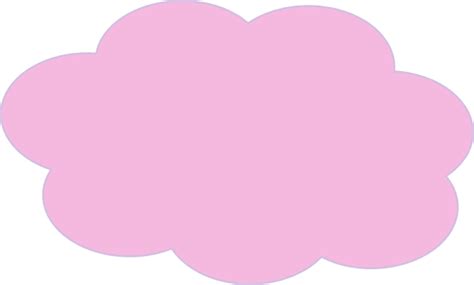 Pink Cloud Clip Art at Clker.com - vector clip art online, royalty free ...