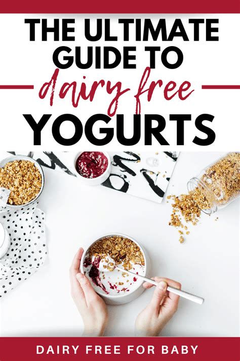 The Ultimate Guide to Dairy Free Yogurts - Dairy Free for Baby