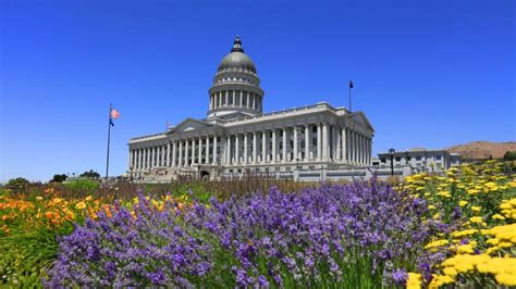 Utah State Capitol Building Stock Image - Image of blue, purple: 154376807