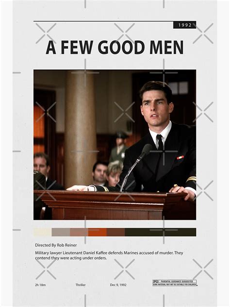 "A Few Good Men movie poster 1992, Drama" Sticker for Sale by ...