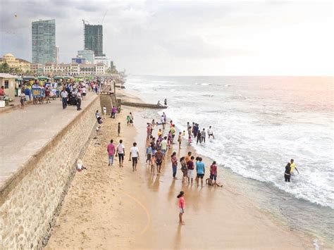 Colombo Beach, Colombo, Sri Lanka stock photo