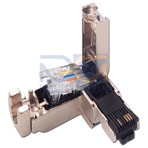 IE FC RJ45 Plug 90, RJ45 plug with FC connection system, 90°, 1 unit ...