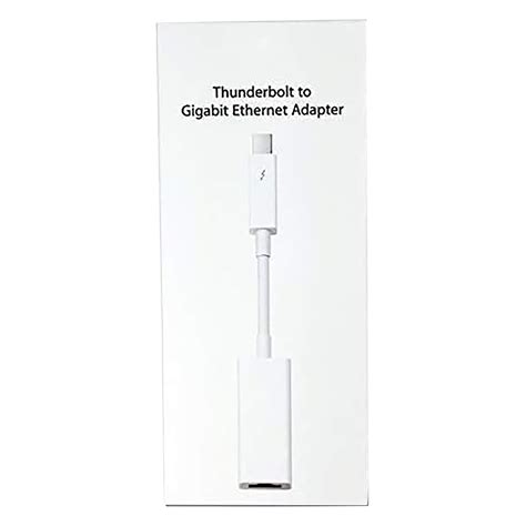 Buy Apple Thunderbolt to Gigabit Ethernet Adapter (100 Mbps Cable Speed ...