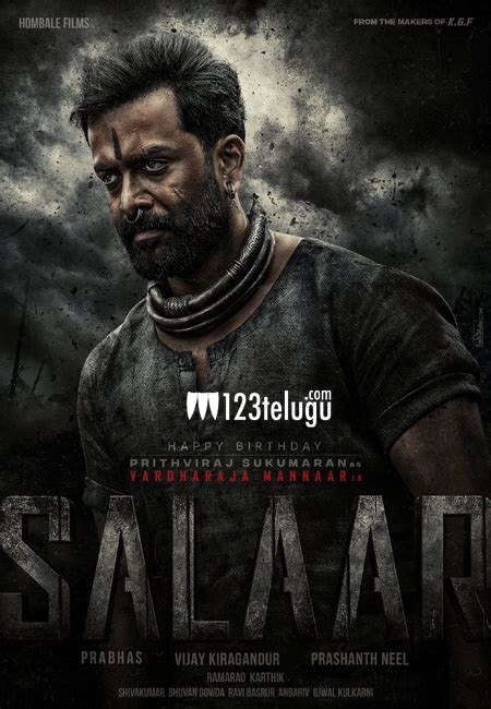 Official: Prithviraj Sukumaran in Prabhas’ Salaar | Latest Telugu ...