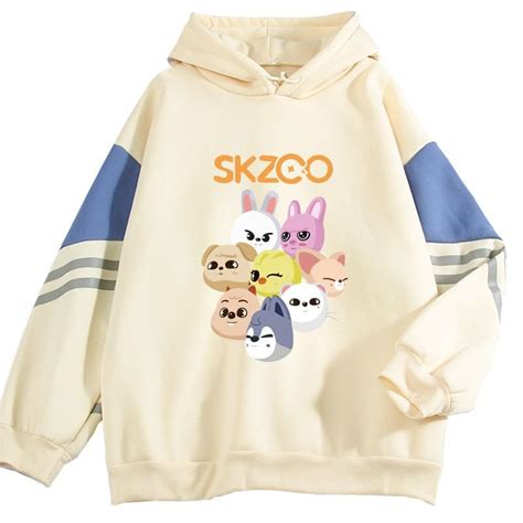 Stray Kids SKZOO Colorblock Hoodie