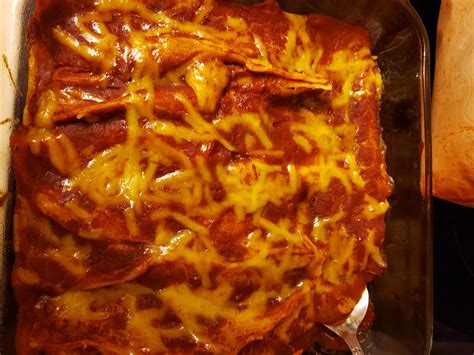 Refried Bean and Cheese Enchiladas Recipe | Allrecipes