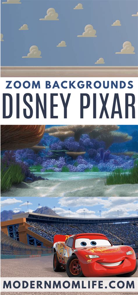 Free Pixar Zoom Backgrounds In 2020 Boredom Busters For Kids Pixar Fun ...