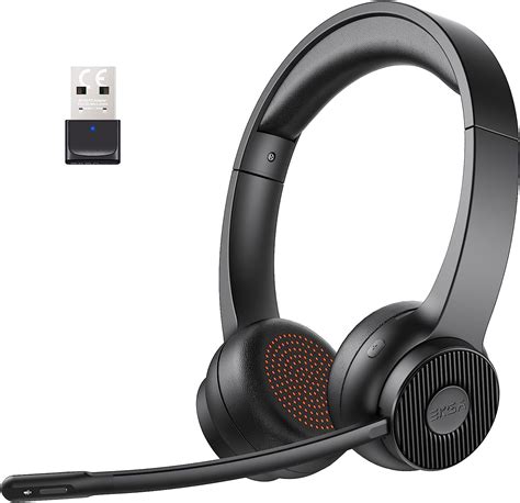 Amazon.com: Bluetooth Headset V5.2, Wireless Headset for PC with AI ...