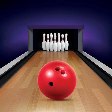 Bowling Track Realistic Composition 4219009 Vector Art at Vecteezy