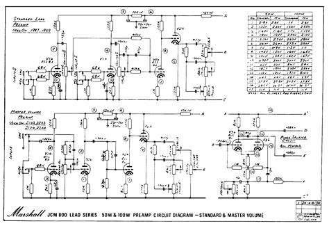 Marshall JCM800 Schematics - Dr.Tube