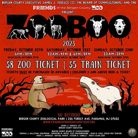 Zoo Boo 2023 (Zoo Only) Friday Oct 20th 6-7pm | Bergen County Zoo ...