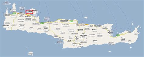 Crete Greece Map