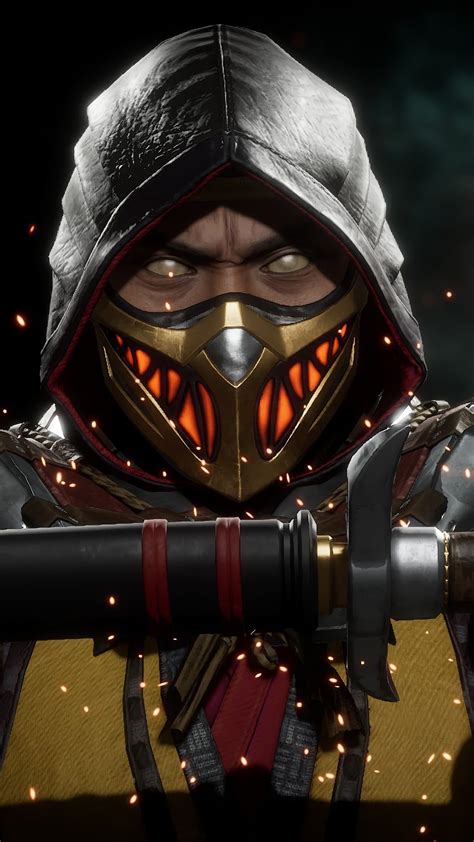 Scorpion Mortal Kombat Face