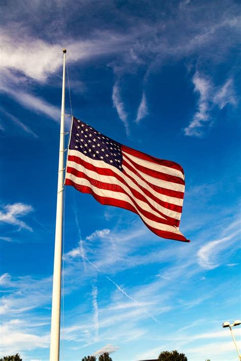 Half Staff stock image. Image of homage, respect, united - 63323067