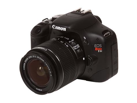 Canon EOS Rebel T2i Black Digital SLR Camera w/ EF-S 18-55mm IS II 10 ...