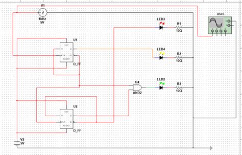 digital logic - AND gate working in Multisim circuit but not AND IC ...