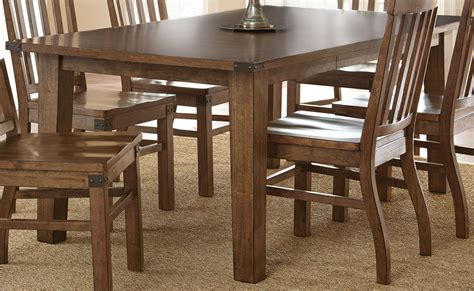 Hailee Antique Oak Extendable Rectangular Dining Table from Steve ...