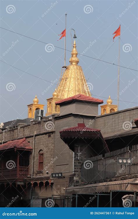 Shirdi Sai Baba Samadhi Temple at Shirdi, India Stock Image - Image of ...