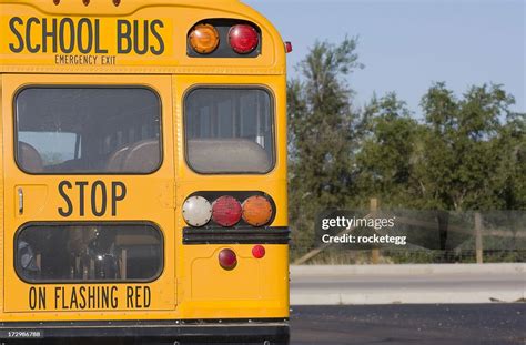 School Bus Stop High-Res Stock Photo - Getty Images