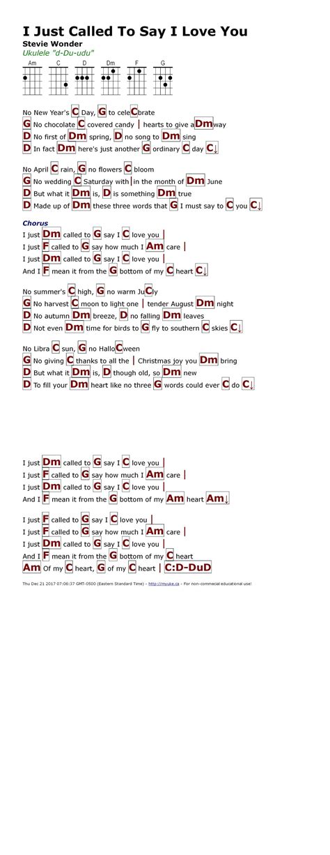 I just called to say i love you chords 316757-I just called to say i ...