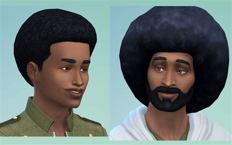 sims 4 male afro hair cc - Captions for Pictures