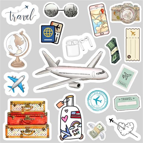 Travel stickers | Álbum de recuerdos, Pegatinas bonitas, Pegatinas ...